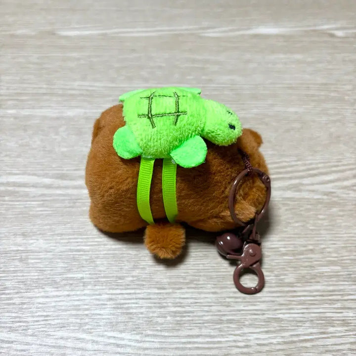 [BUNJANG] Capybara Plush Keychain with Bell / 카피바라 인형 키링