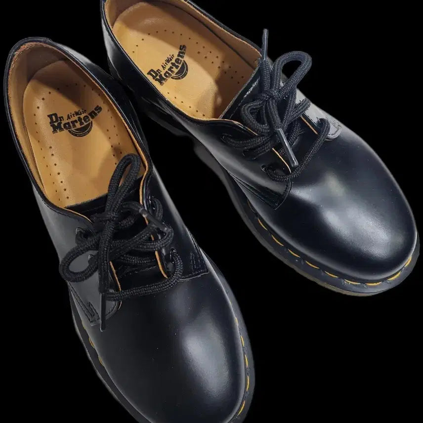 [BUNJANG] Dr. Martens 1461 Black Nappa Leather Shoes / 닥터마틴 1461 블랙 나파 가죽 슈즈 새상품