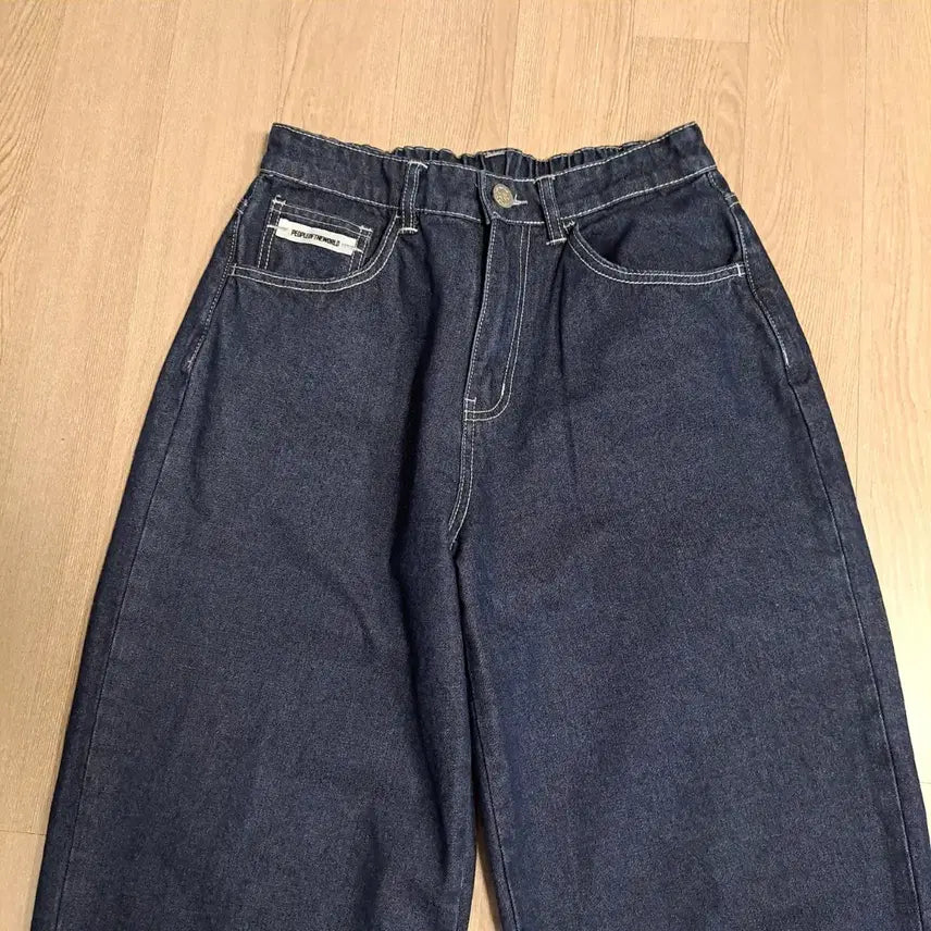 [BUNJANG] People of Taste Wide Roll-up Denim Pants Size M / 피플오브테이스트 와이드 롤업 데님 팬츠사이즈M