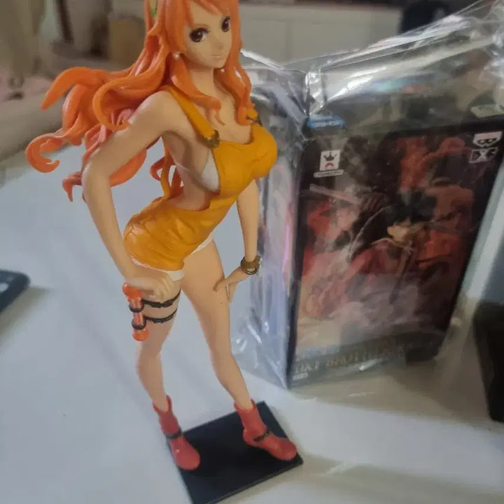 [BUNJANG] One Piece Nami &amp; Luffy DXF Bundle Set Figures / 원피스 나미 &amp; 루피 DXF 피규어 1+1 일괄판매