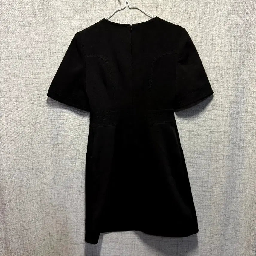 [BUNJANG] LUCKY CHOUETTE Black Short Sleeve Dress Size 36 / LUCKY CHOUETTE 럭키슈에뜨 블랙 반팔 원피스 36