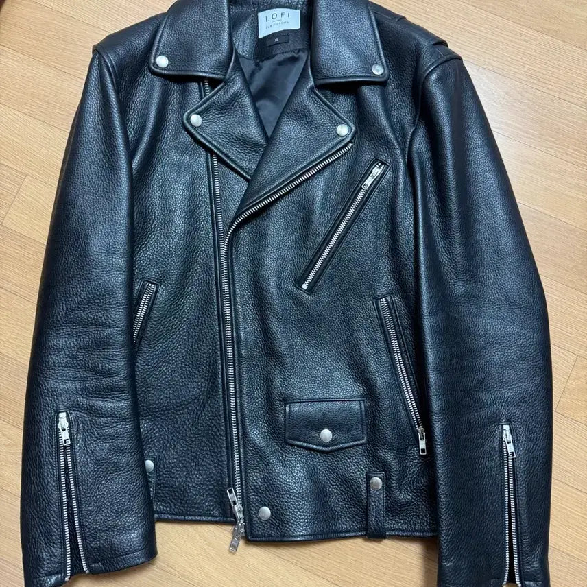 [BUNJANG] LOFI Genuine Leather Rider Jacket XL / 로파이 소가죽 라이더자켓