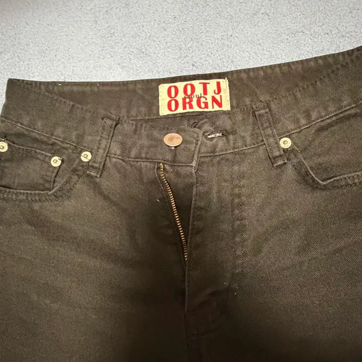 [BUNJANG] OOTJ Black Wide-Leg Pants / OOTJ 블랙 와이드팬츠