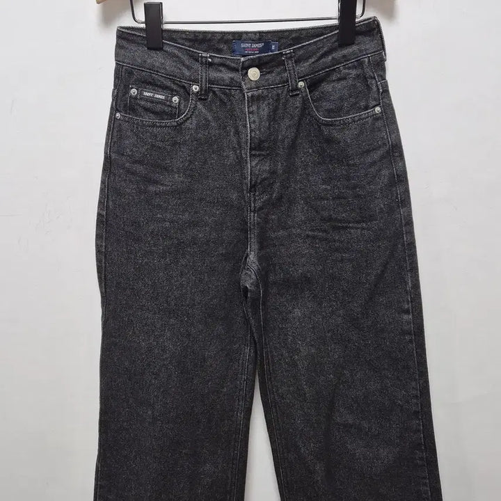 [BUNJANG] Saint James Black Denim Wide Pants (XS) / (P95) 세인트제임스 흑청 와이드팬츠