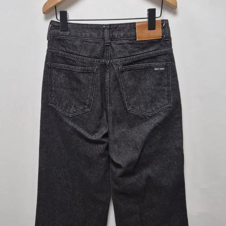[BUNJANG] Saint James Black Denim Wide Pants (XS) / (P95) 세인트제임스 흑청 와이드팬츠