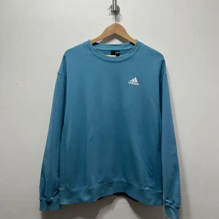 [BUNJANG] Adidas Blue Sweatshirt L / 아디다스 블루 맨투맨 티셔츠 L