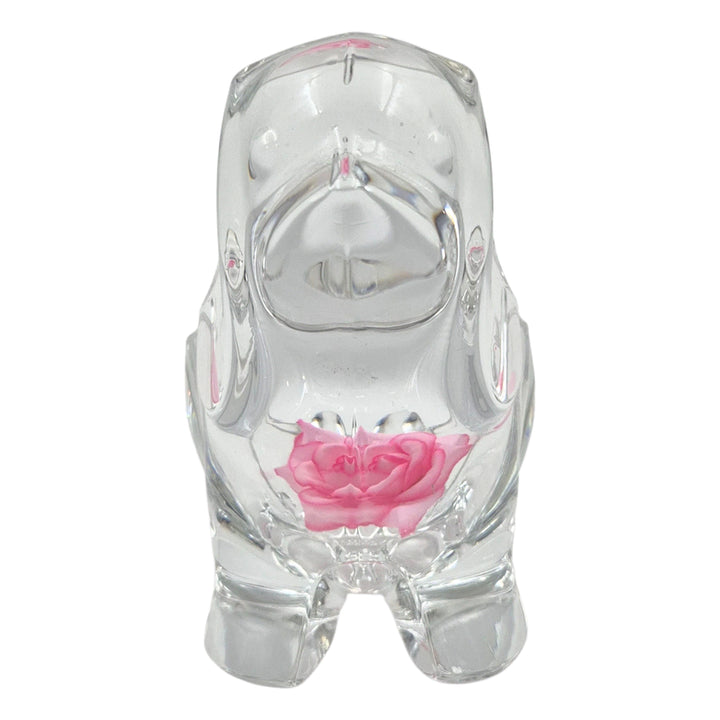 [BUNJANG] 1970s Sasaki Crystal Basset Hound Holder / 70s 사사키 크리스탈 빅 강아지 홀더