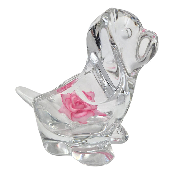 [BUNJANG] 1970s Sasaki Crystal Basset Hound Holder / 70s 사사키 크리스탈 빅 강아지 홀더