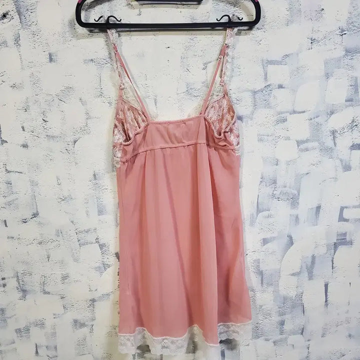 [BUNJANG] Eblin Pink Lace Slip Dress S / 에블린 핑크 레이스 슬립 원피스 s