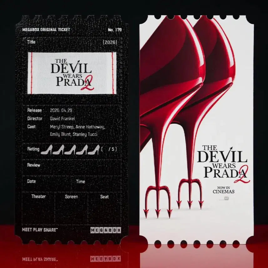 [BUNJANG] The Devil Wears Prada 2 Original Ticket / [악마는 프라다를 입는다2] 오리지널 티켓