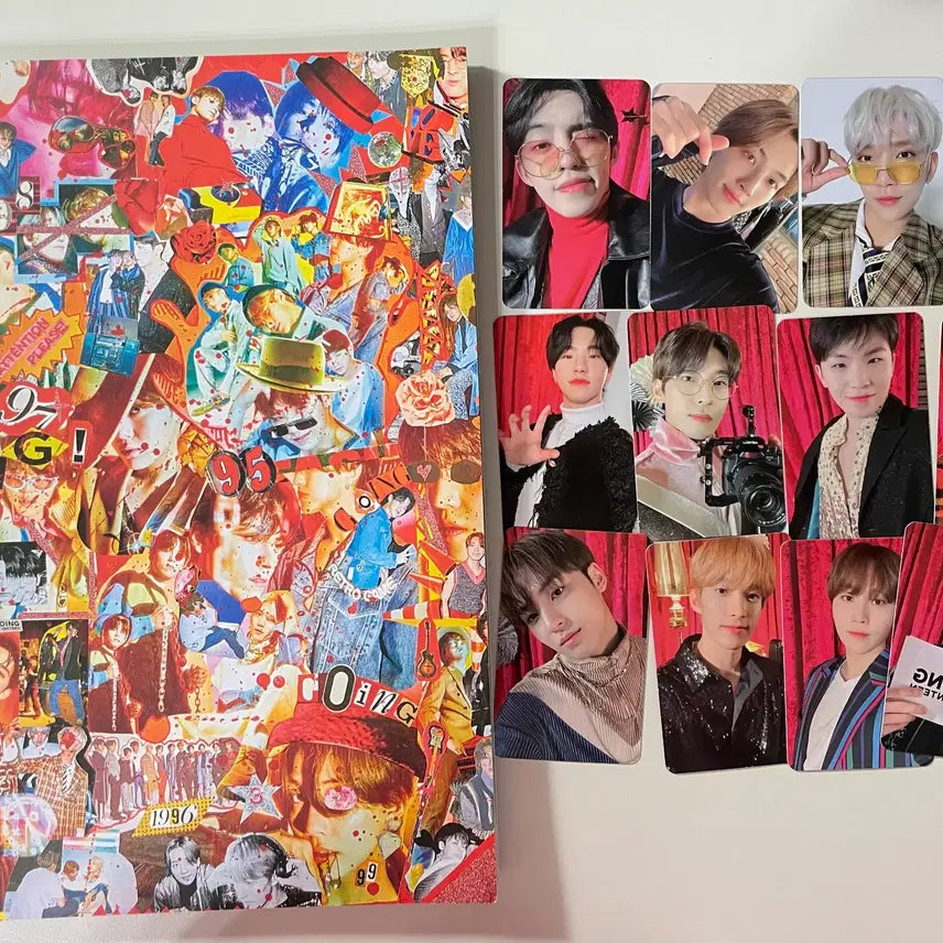 [BUNJANG] SEVENTEEN Going Magazine Vol. 1 &amp; Photocards (13 Members Bundle Set) / 세븐틴 고잉 매거진 vol.1 및 포카(13명 다 있음)