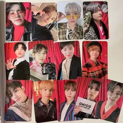 [BUNJANG] SEVENTEEN Going Magazine Vol. 1 &amp; Photocards (13 Members Bundle Set) / 세븐틴 고잉 매거진 vol.1 및 포카(13명 다 있음)