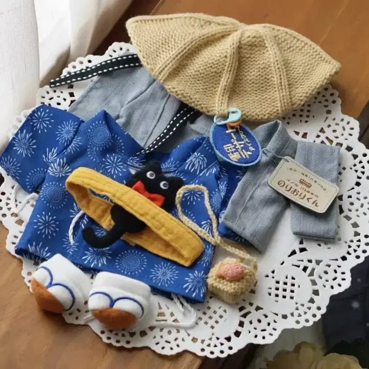 [BUNJANG] Puppy Closet 20cm Cotton Doll Cat Kimono/Yukata / 퍼피옷장 솜인형옷 20cm 고양이 기모노/유카타