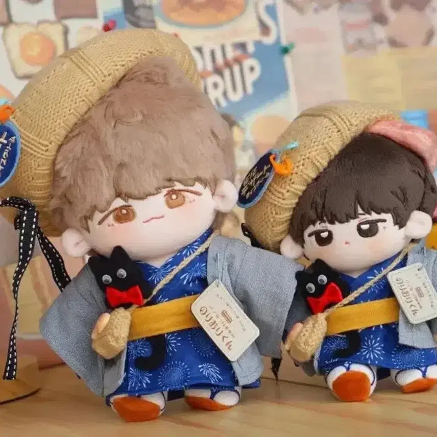 [BUNJANG] Puppy Closet 20cm Cotton Doll Cat Kimono/Yukata / 퍼피옷장 솜인형옷 20cm 고양이 기모노/유카타