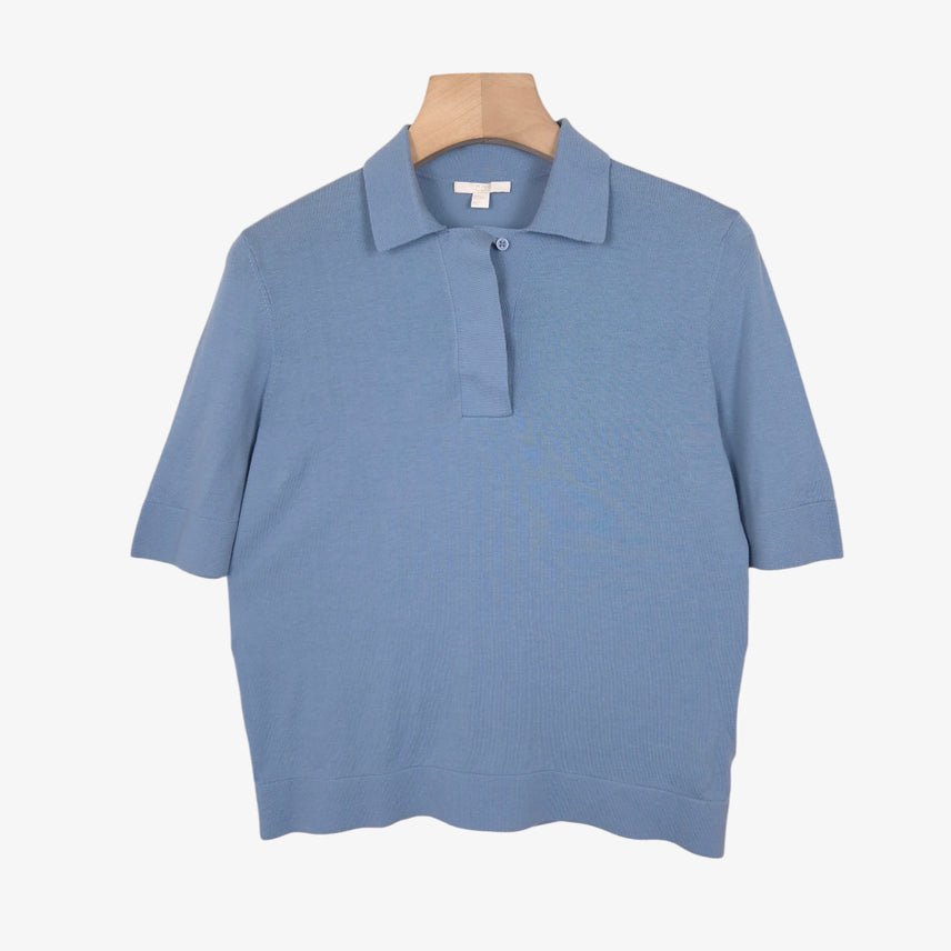 [BUNJANG] COS Sky Blue Short Sleeve Cotton Knit / [55] COS 코스 스카이블루 반팔 코튼 니트