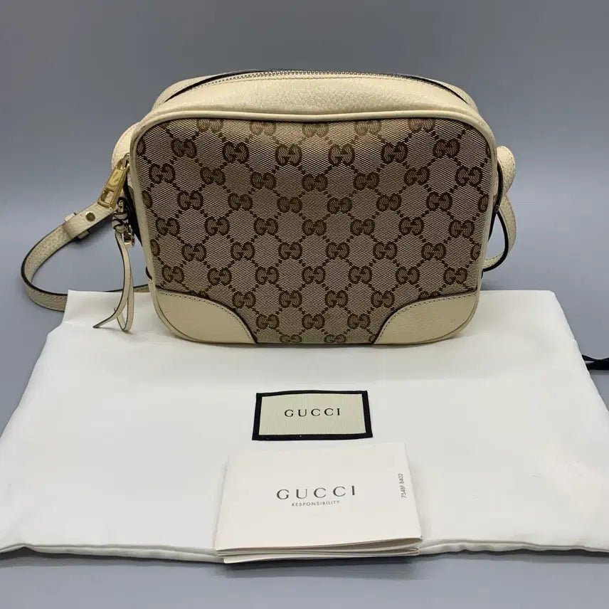 [BUNJANG] Gucci GG Jacquard Camera Bag Ivory / 267001296 구찌 GG 자가드 카메라백 아이보리 449413