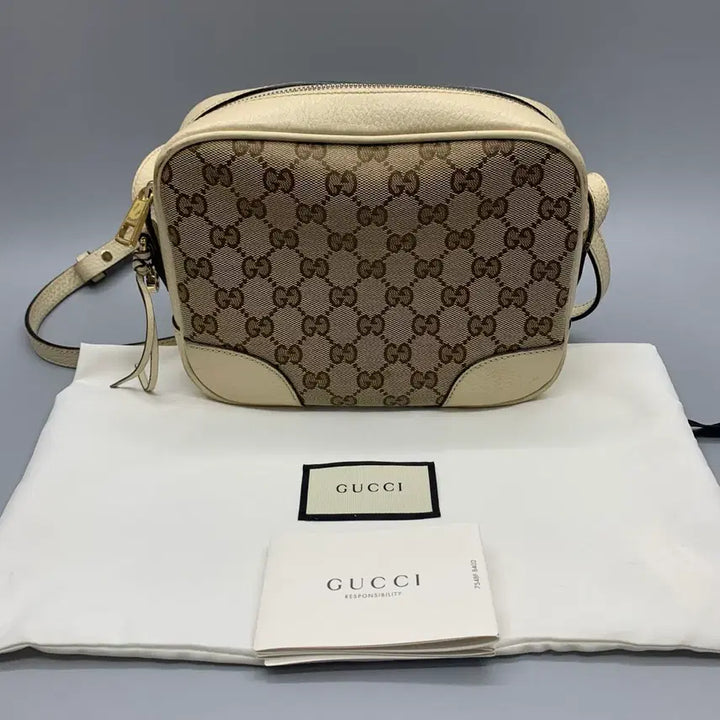 [BUNJANG] Gucci GG Jacquard Camera Bag Ivory / 267001296 구찌 GG 자가드 카메라백 아이보리 449413