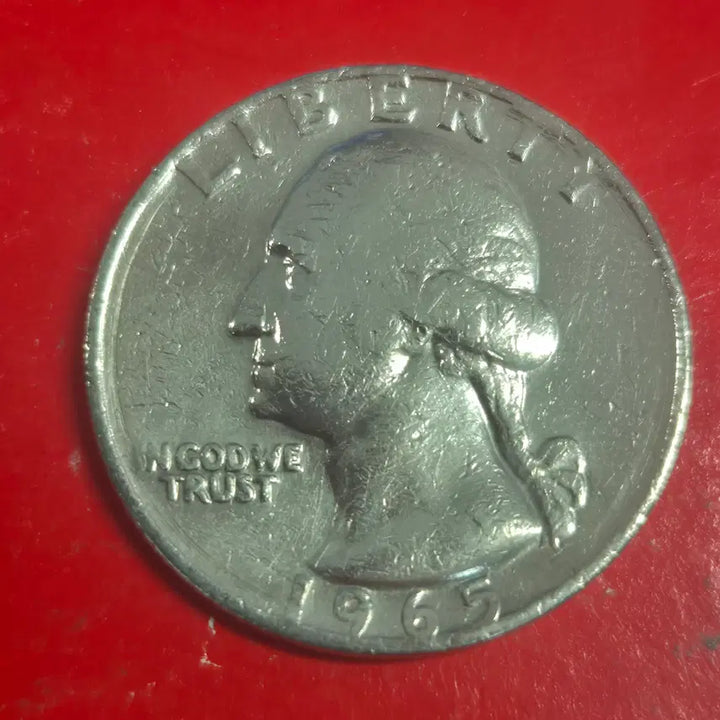 [BUNJANG] 1965 United States Quarter Dollar Coin / 1965 미국 쿼터달러 동전M2130