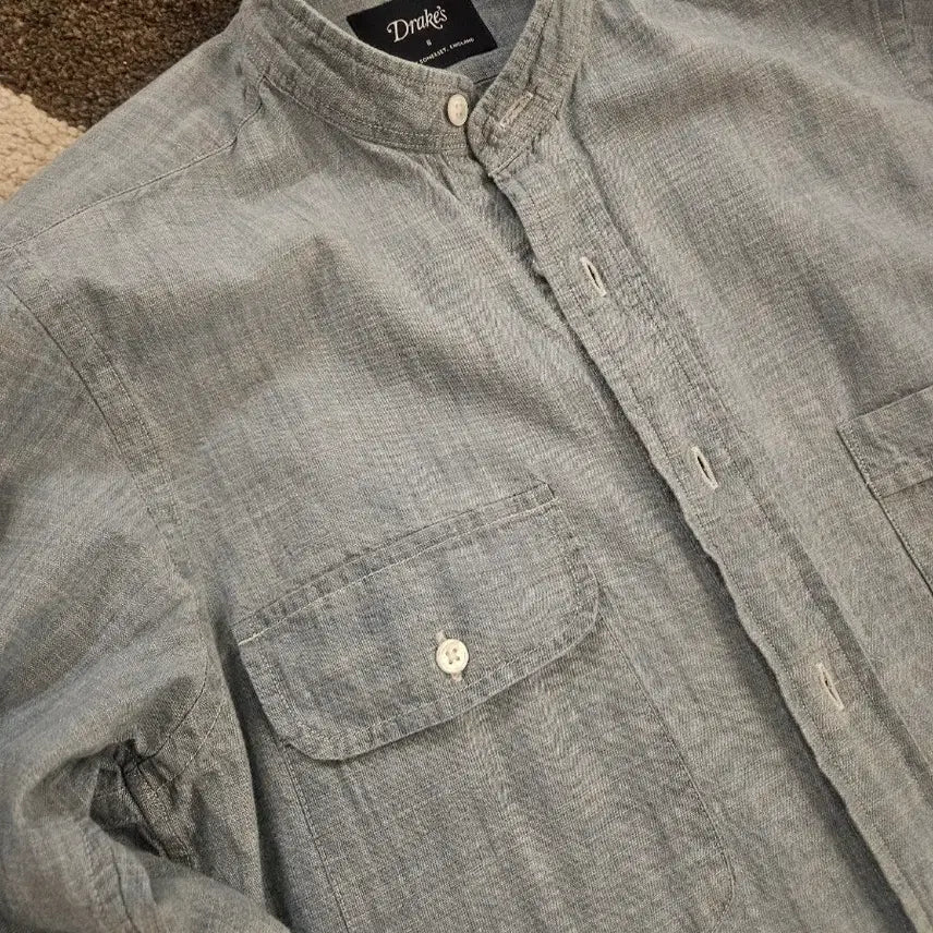 [BUNJANG] Drakes Chambray Shirt / 드레익스 샴브레이 셔츠