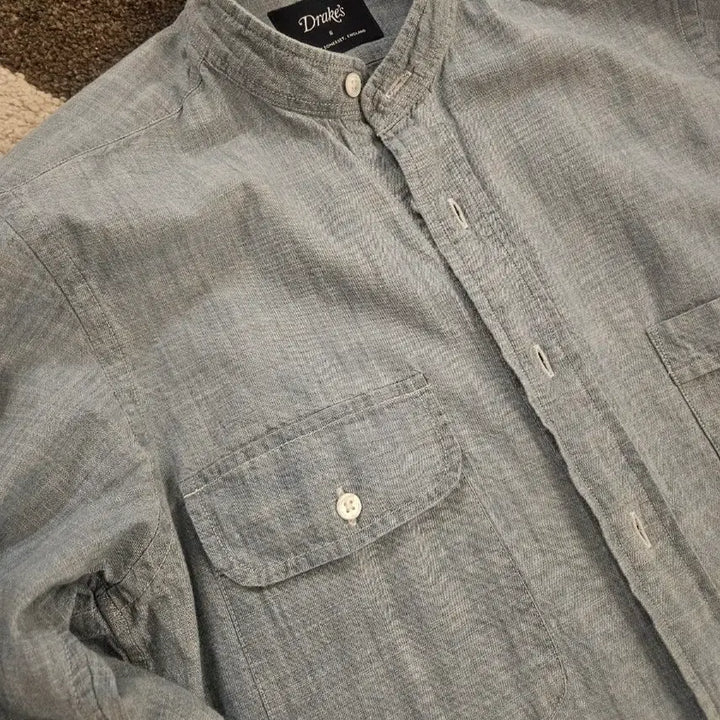 [BUNJANG] Drakes Chambray Shirt / 드레익스 샴브레이 셔츠