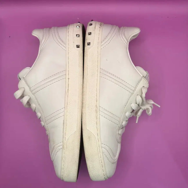 [BUNJANG] Valentino Garavani Open Sneakers White Leather IT 37 / 발렌티노 가라바니 오픈 스니커즈