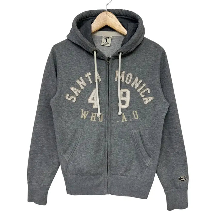 [BUNJANG] Whoohoo Arch Logo Hoodie Zip-up / 후아유 아치로고 후드집업