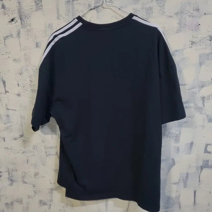 [BUNJANG] Adidas 3-Stripes Pocket Half Sleeve Track Top T-Shirt Black L / 아디다스 삼선 포켓 트랙탑 반팔 티셔츠 블랙 L