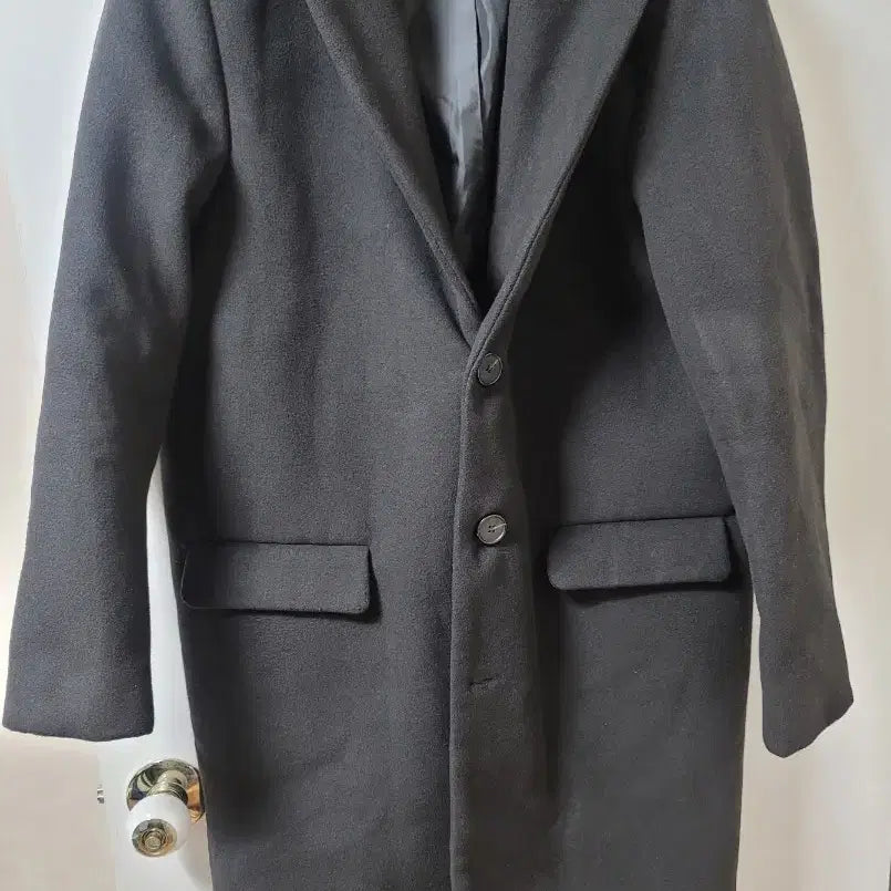 [BUNJANG] UNDERLAIN Black Single Coat / UNDERLAIN 블랙 싱글 코트