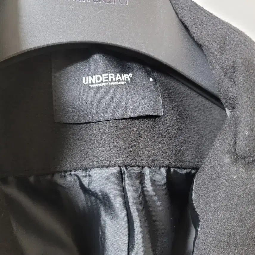 [BUNJANG] UNDERLAIN Black Single Coat / UNDERLAIN 블랙 싱글 코트