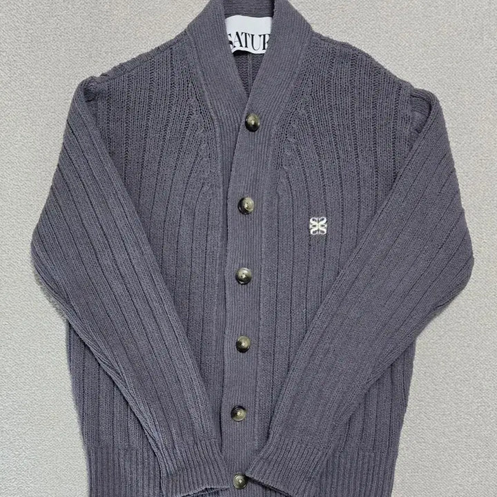 [BUNJANG] Saeter Gray Boucle Cardigan / 새터 그레이 부클 가디건