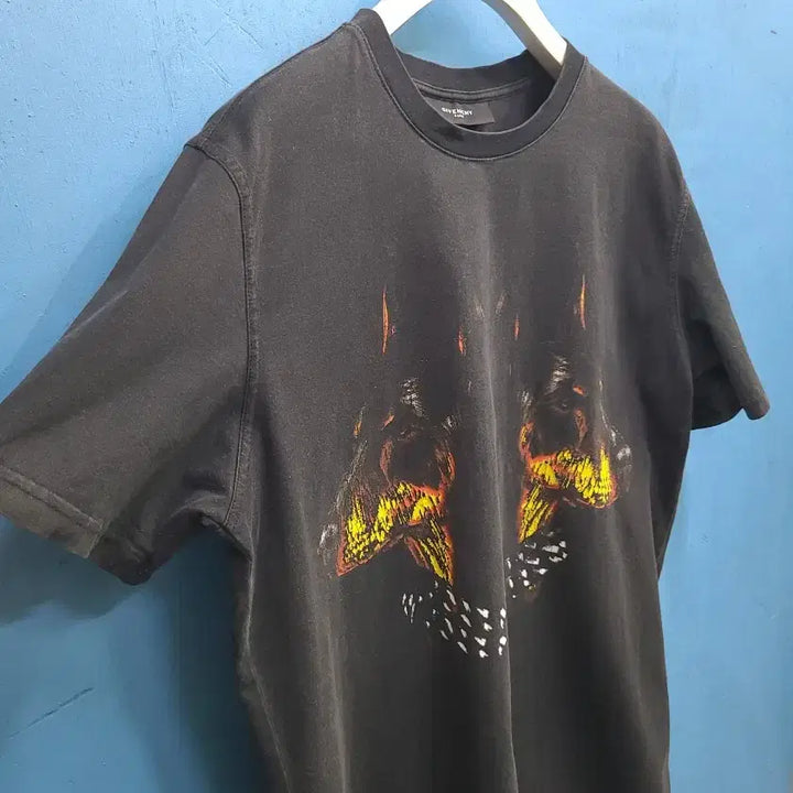 [BUNJANG] Givenchy 2013 Fall/Winter Doberman Print Short Sleeve T-Shirt XL / 13년된 13fw 빈티지 지방시 도베르만 반팔티 XL