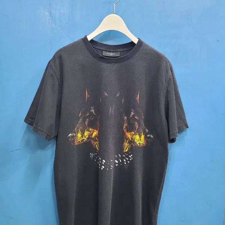 [BUNJANG] Givenchy 2013 Fall/Winter Doberman Print Short Sleeve T-Shirt XL / 13년된 13fw 빈티지 지방시 도베르만 반팔티 XL