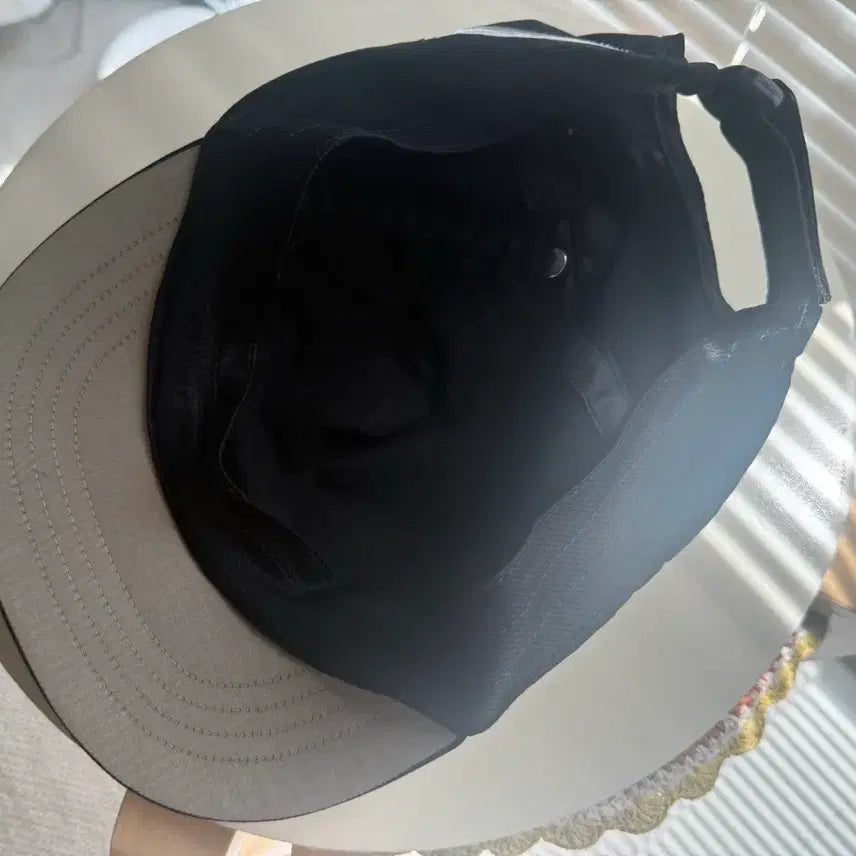 [BUNJANG] OS Satisfy Peace Shell 5-Panel Pinch Cap Black Running Hat / [OS] satisfy 새티스파이 러닝 모자