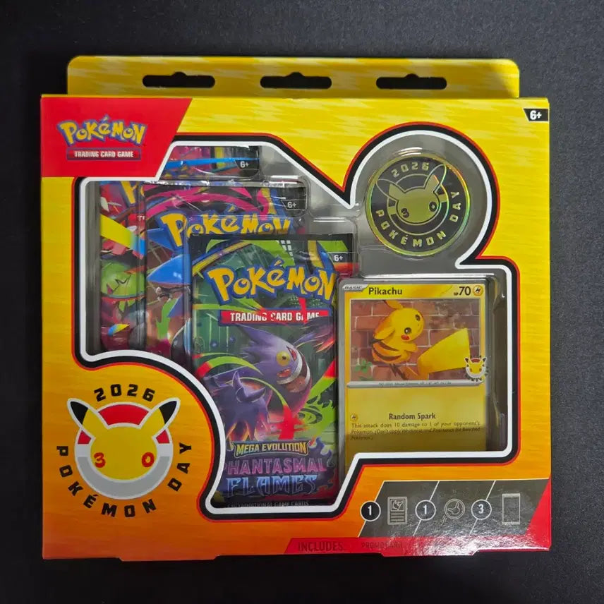 [BUNJANG] Pokemon TCG North American 30th Anniversary Pokemon Day 2026 Collection Box (Sealed) / 북미 포켓몬카드 30주년 2026 포켓몬데이 컬렉션 박스 미개봉