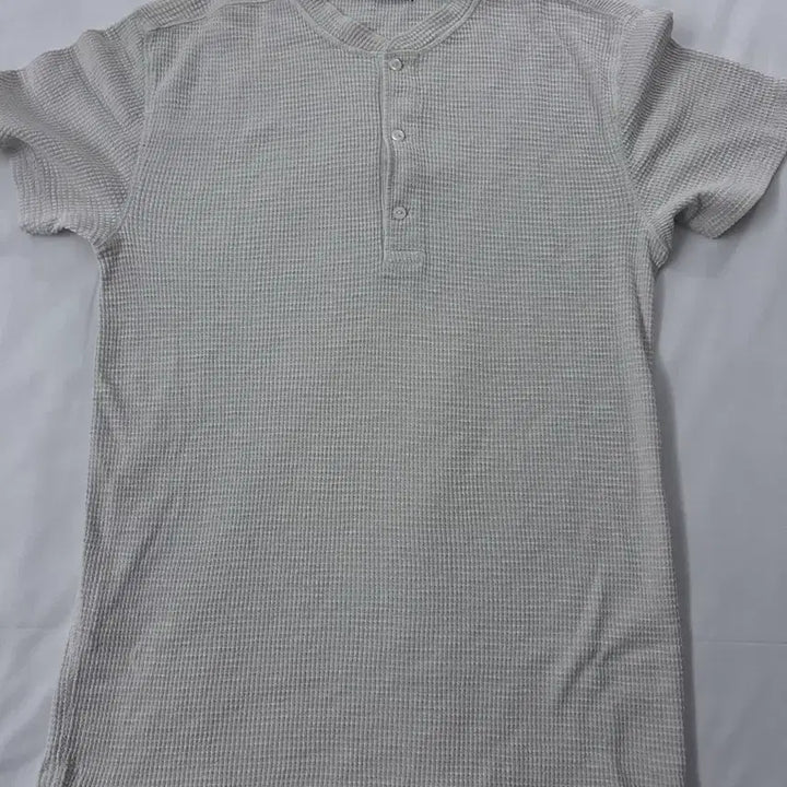 [BUNJANG] RRL Waffle Henly Neck Short Sleeve T-Shirt White M / RRL 더블알엘 와플 헨리넥 반팔티 숏슬리브 화이트 M