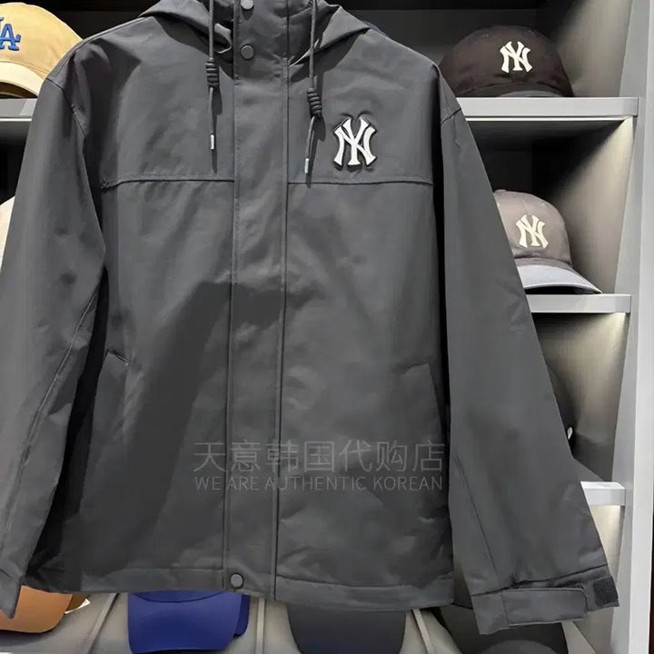 [BUNJANG] MLB Karina Windbreaker Jacket XXL Black / MLB 카리나가 입은 바람악이 기본 새상품 귀한거 저렴히판매해요
