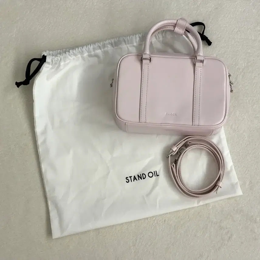 [BUNJANG] Stand Oil Baby Pink Shoulder Bag / 스탠드오일 가방