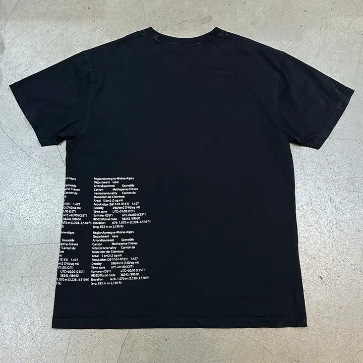 [BUNJANG] Moncler Big Logo Black T-Shirt XL / XL 몽클레어 빅로고 블랙 반팔티