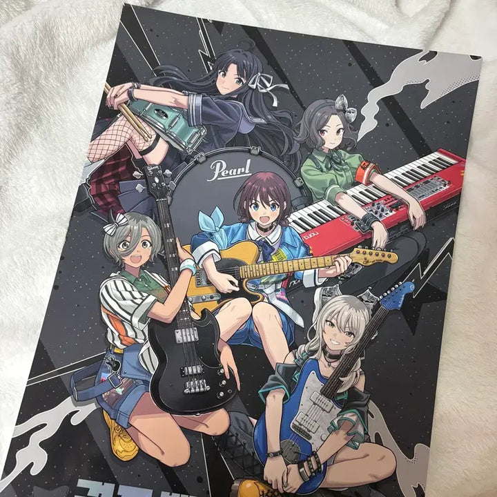 [BUNJANG] Girls Band Cry Collaboration Cafe Poster POB / 걸즈밴드크라이 콜라보 카페 포스터 특전