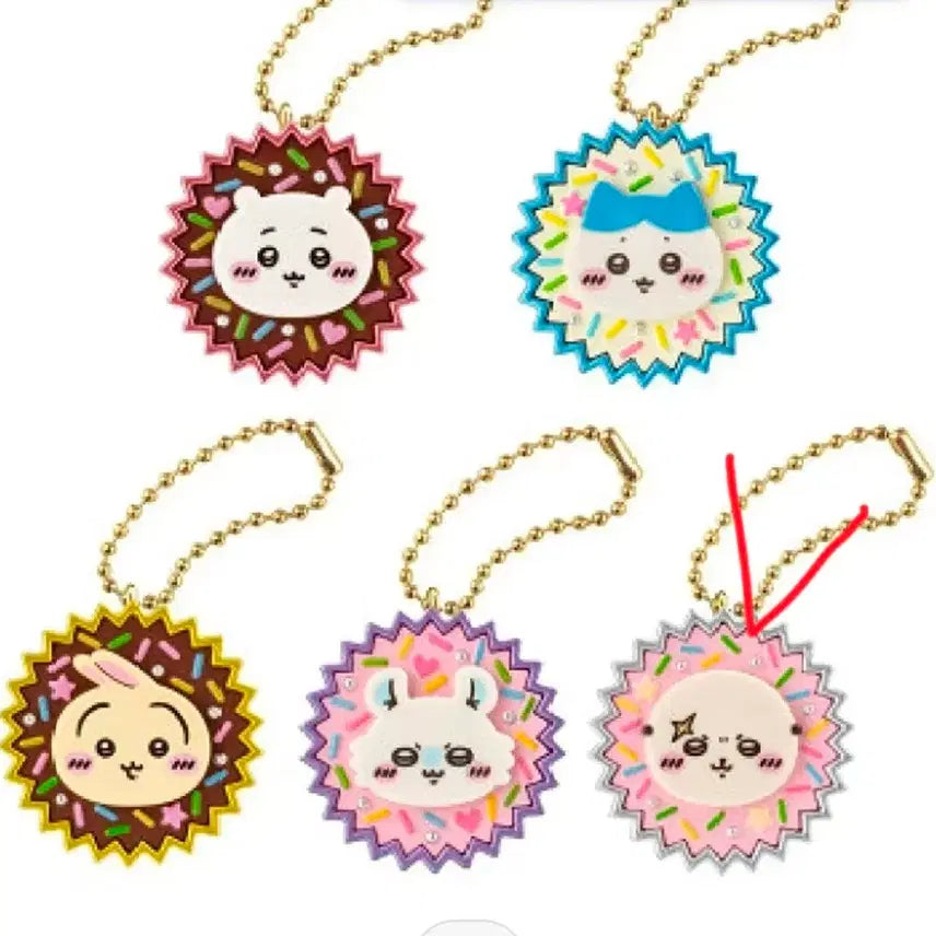[BUNJANG] Chiikawa Handmade Snack Charm Keychain - Racco / 치이카와 수제간식 참 키링 랏코