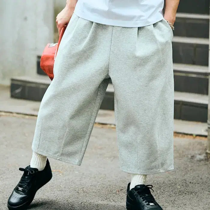 [BUNJANG] Freak Store Wide Silhouette Cool Touch Quarter Sweatpants SS26 / [해외] 프릭스스토어 와이드 실루엣 쿨터치 쿼터 스웨트 팬츠 26SS