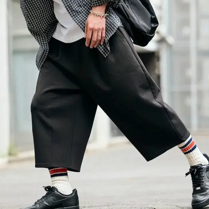 [BUNJANG] Freak Store Wide Silhouette Cool Touch Quarter Sweatpants SS26 / [해외] 프릭스스토어 와이드 실루엣 쿨터치 쿼터 스웨트 팬츠 26SS