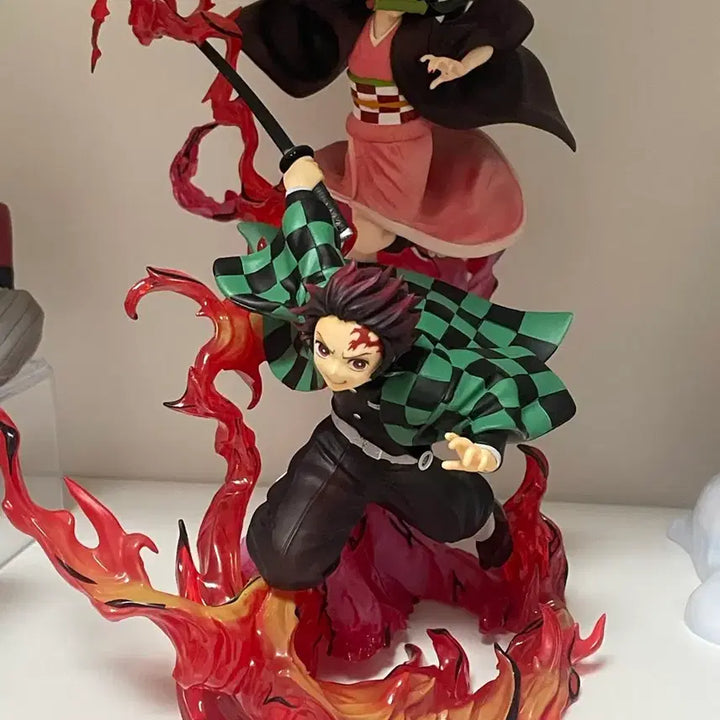 [BUNJANG] Bandai FiguartsZERO Demon Slayer: Kimetsu no Yaiba Nezuko Kamado &amp; Tanjiro Kamado Diorama Figure Set / [일괄 판매] 반다이 귀멸의칼날 피규아츠 제로 카마도 네즈코, 탄지로