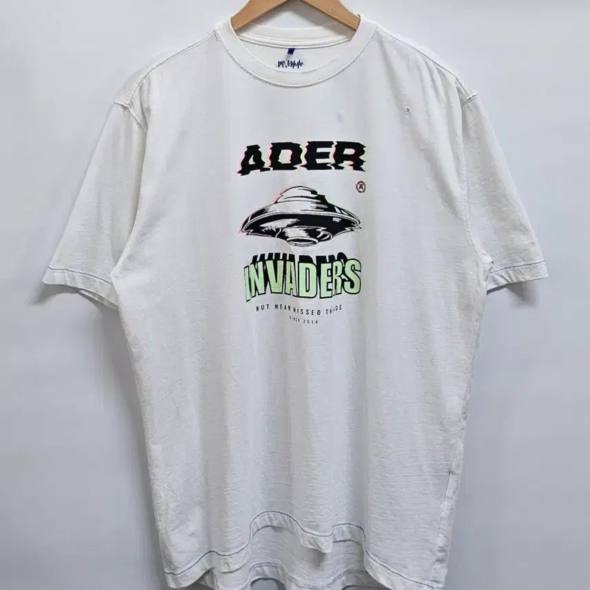 [BUNJANG] Ader Error Space Invaders Short Sleeve T-Shirt A2 / 아더에러 스페이스 인베이더 반팔 티셔츠 A2