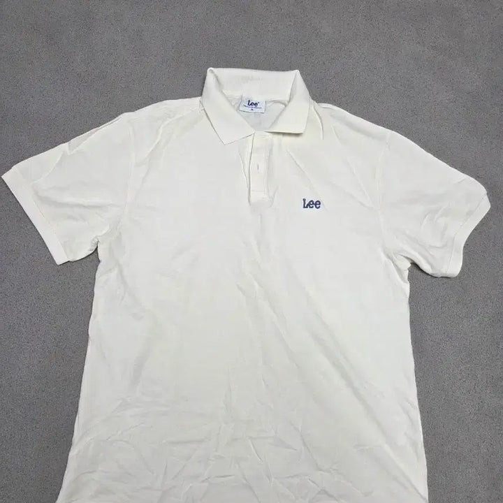 [BUNJANG] Lee Ivory Short Sleeve Polo T-Shirt / Lee 아이보리 반팔 폴로티