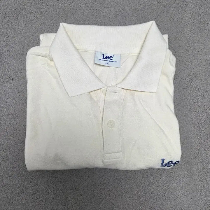 [BUNJANG] Lee Ivory Short Sleeve Polo T-Shirt / Lee 아이보리 반팔 폴로티