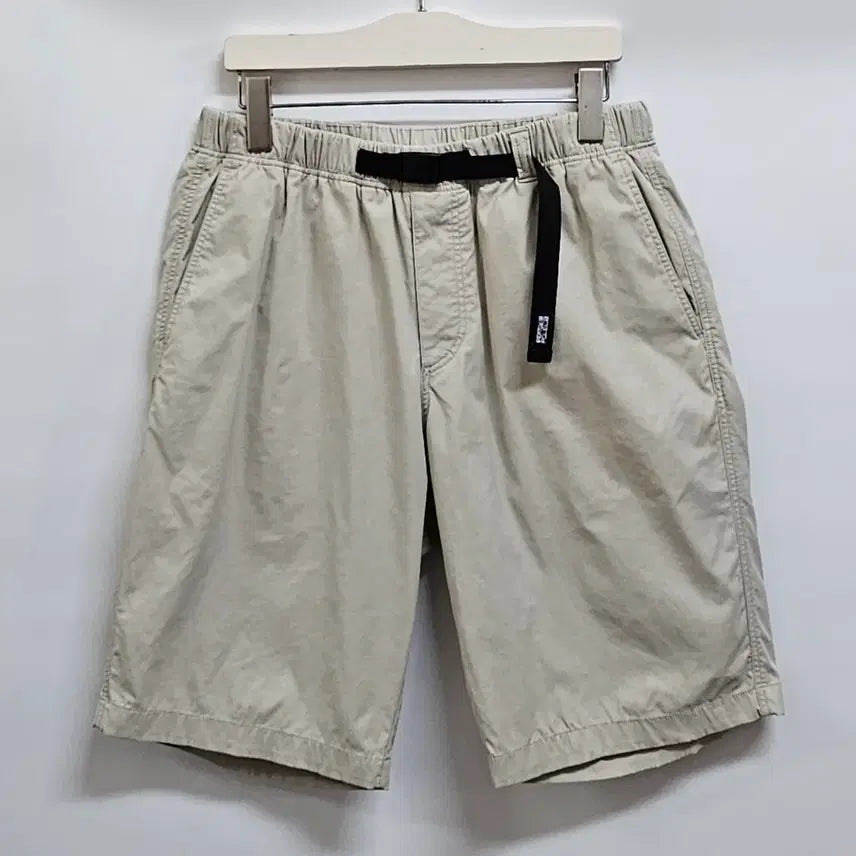 [BUNJANG] Beanpole Belted Shorts Beige Size 82 / 빈폴 벨티드 반바지 82
