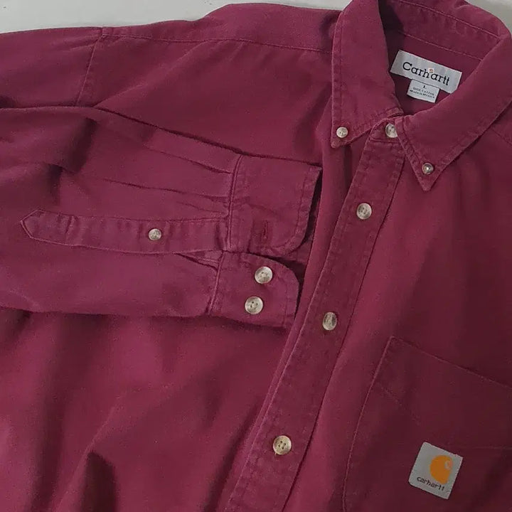 [BUNJANG] Carhartt Burgundy Pocket Shirt / No.26042918 칼하트 버건디 포켓 셔츠 칼하트남방