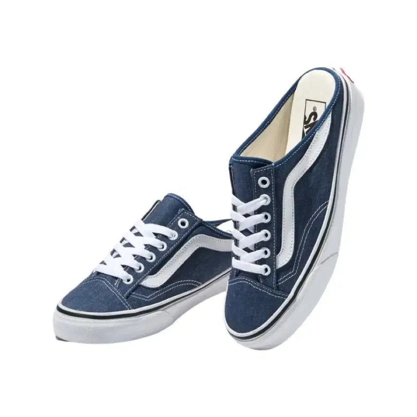 [BUNJANG] Vans Style 36 Mule Stone Wash Dark Denim Shoes 230 / 새상품 230 반스 스타일 36 뮬 스톤 워시 다크 데님