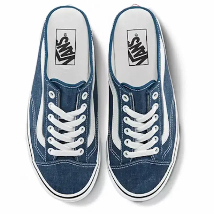 [BUNJANG] Vans Style 36 Mule Stone Wash Dark Denim Shoes 230 / 새상품 230 반스 스타일 36 뮬 스톤 워시 다크 데님